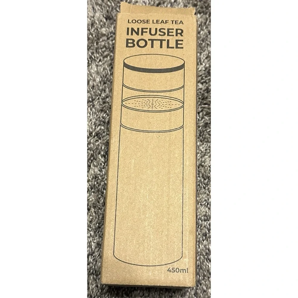 Portable Glass Tea Infuser Travel Tumbler Water Bottle By Tea Pro